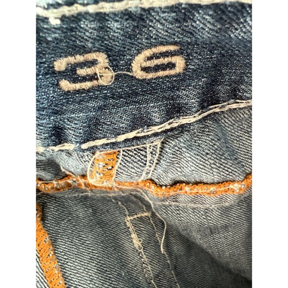 Lab of Denim Repeat Jeans Thick Stitching Button Fly Size 36 x 32 - Picture 6 of 6